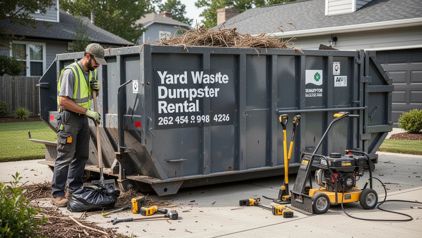 Yard Waste Dumpster Rental
